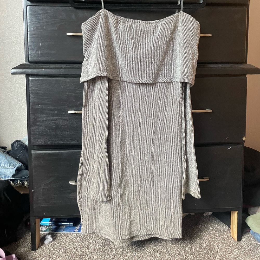 Off the shoulder Bodycon Sweater Dress
